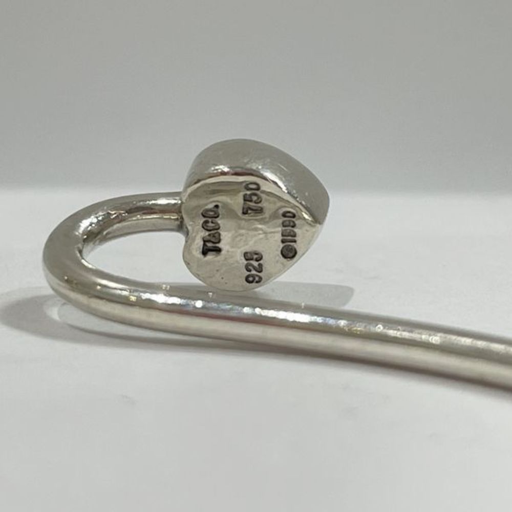 Tiffany Solid Double Heart Bangle Silver Gold - image 6